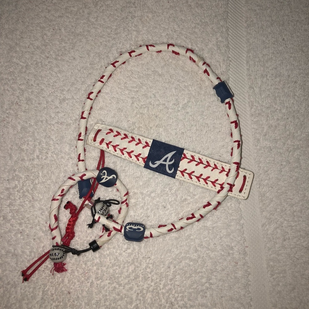 Real baseball necklace/bracelets